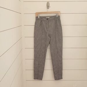 Silence & Noise Urban Outfitters size 0 checkered tapered pants cotton
